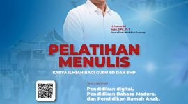 Disdik dan Dewan Pendidikan Sumenep Gelar Pelatihan Menulis Karya Ilmiah untuk Guru SD dan SMP