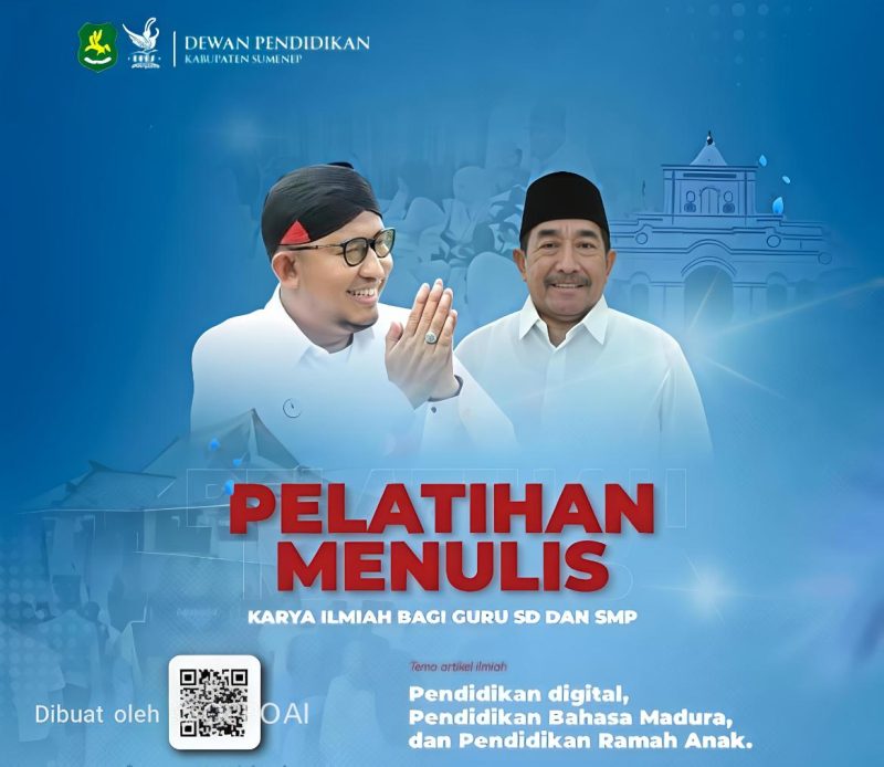 Pelatihan Menulis Karya Ilmiah Siap Digelar, Dewan Pendidikan Sumenep Dorong Guru Jadi Penulis dan Inovator Pendidikan