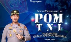 Kapolres Sumenep dan Jajaran Sampaikan Ucapan Hari POM TNI 2026, Perkuat Semangat Sinergitas TNI-Polri