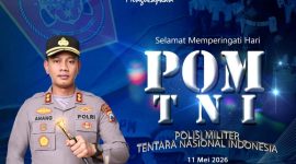 Kapolres Sumenep dan Jajaran Sampaikan Ucapan Hari POM TNI 2026, Perkuat Semangat Sinergitas TNI-Polri