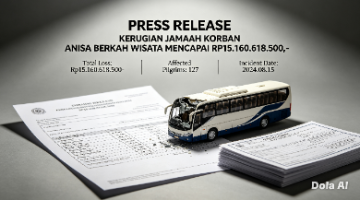 Kerugian Jamaah Korban Anisa Berkah Wisata Tembus Rp15,16 Miliar, Tim Hukum Desak Pengusutan Menyeluruh