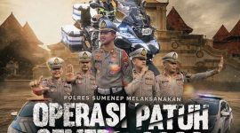 Satuan Lalu Lintas Polres Sumenep akan menggelar Operasi Patuh Semeru 2026 selama 14 hari, mulai 8 hingga 21 Juni 2026