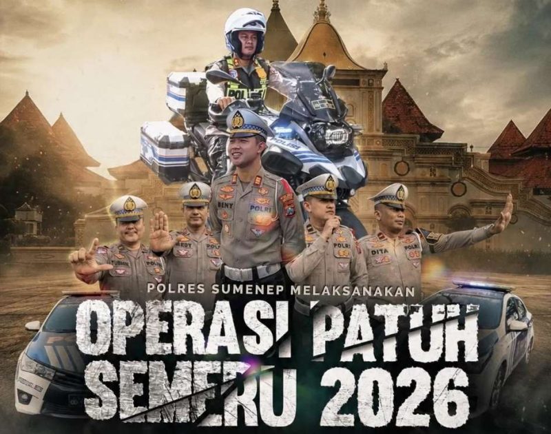Satuan Lalu Lintas Polres Sumenep akan menggelar Operasi Patuh Semeru 2026 selama 14 hari, mulai 8 hingga 21 Juni 2026