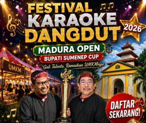 Halo Warga Madura! Besok Malam Festival Karaoke Dangdut Madura Open 2026 Resmi Dimulai