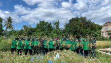 Panen Raya Persit Yonif TP 931, Wujud Ketahanan Pangan dan Kebersamaan Keluarga Prajurit