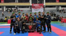 Dari Medan Tugas ke Ring Juara, Yonif TP 931/KJ Bersinar di Kejuaraan Kickboxing Piala Wali Kota Surabaya 2026