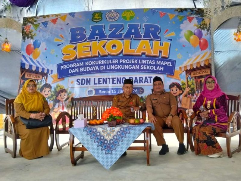 Bazar Literasi dan Batik Lebatu SDN Lenteng Barat I Sumenep Tuai Apresiasi, Lahirkan Generasi Kreatif dan Berdaya Saing
