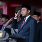 Bupati Sumenep Dr. H. Achmad Fauzi Wongsojudo, SH, MH Saat Menjadi Inspektur di Upacara Peringatan Hari Lahir Pancasila ke-81 Tahun 2026 di Halaman Kantor Pemkab Sumenep, Selasa (02/06/2026)