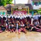 Pelepasan Siswa Kelas VI SDN Pandian 1 Berbeda, Damkar Sumenep Hadir Bikin Siswa Antusias