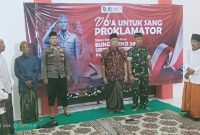 Suasana Doa Bersama Untuk Bung Karno di Pendopo Kecamatan Dasuk, Selasa (02/06/2026) malam