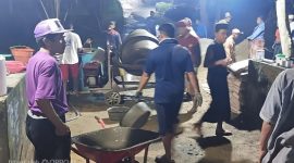 Gotong Royong dan Swadaya Warga Warnai Perbaikan Jalan Rusak di Desa Soddara