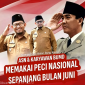Pamflet Ajakan Bupati Sumenep Dr H Achmad Fauzi Wongsojudo SH MH Memakai Peci Selama Bulan Juni