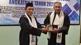 Ketua DPC PERADI Madura Raya, Syafrawi, S.H Bersama Ketua DPP Peradi Imam Hidayat 