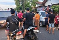Suasana Laka Lantas di Jalan Raya Gapura Desa Parsanga, Sabtu (13/06/2026)
