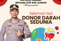 Pamflet Ucapan Selamat Hari Donor Darah se-Dunia