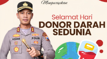 Pamflet Ucapan Selamat Hari Donor Darah se-Dunia