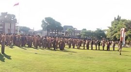 Suasana Apel Upacara Gabungan, Senin (15/06/2026)