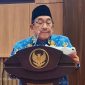 Wabup Sumenep KH Imam Hasyim, SH, MH Saat Membacakan Nota Penjelasan Bupati Sumenep di Rapat Paripurna DPRD Sumenep, Rabu (17/06/2026)