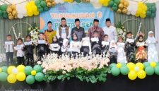 Pelepasan Siswa TK PAUD Budi Luhur Paberasan Berlangsung Meriah, Diwarnai Santunan Anak Yatim dari Baznas Sumenep