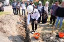 anggota DPR RI Komisi X Fraksi Partai NasDem, Lita Machfud Arifin, melalui peletakan batu pertama Program Revitalisasi Satuan Pendidikan di SDN Bendotretek I, Kecamatan Prambon, Kabupaten Sidoarjo.
