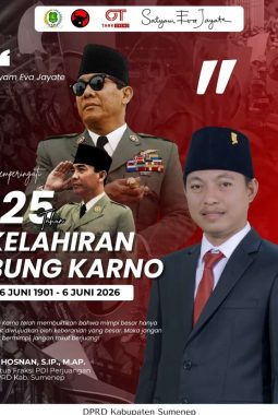 125 Tahun Bung Karno, H. Hosnan: Jangan Takut Bermimpi dan Berjuang untuk Indonesia