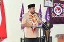 Bupati Sumenep Dr H Achmad Fauzi Wongsojudo SH MH Di Acara Rakercab Pramuka 
