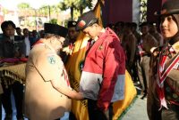 Wabup Sumenep Lepas Kontingen Pramuka ke Jambore Nasional 2026, Titip Misi Besar Jaga Nama Baik Daerah