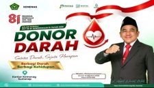 HUT Ke-81 RI, Kemenag Sumenep Ajak ASN Donor Darah, Abdul Wasid: Setetes Darah Menyelamatkan Kehidupan