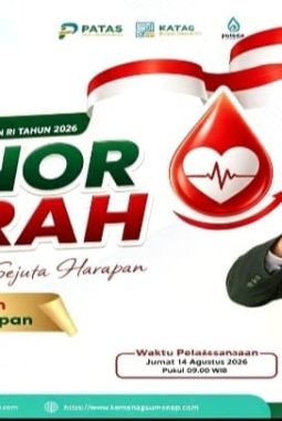 HUT Ke-81 RI, Kemenag Sumenep Ajak ASN Donor Darah: Setetes Darah Sejuta Harapan