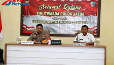 Wakapolres Sumenep Ikuti Verifikasi Sertijab Kasatker dan Kasatwil Polda Jatim