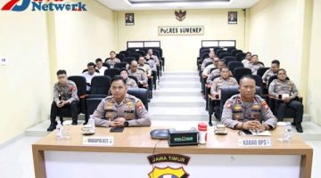 Polres Sumenep Perkuat Strategi Harkamtibmas, Ikuti Anev Sitkamtibmas Triwulan II Tahun 2026