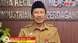 Kepala Dinas Koperasi, Usaha Kecil Menengah, Perindustrian dan Perdagangan (Diskop UKM dan Perindag) Kabupaten Sumenep, Moh. Ramli, S.Sos., M.Si,