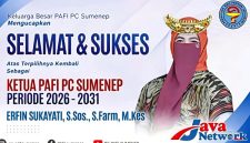 Nahkodai PAFI Sumenep Dua Periode, Erfin Sukayati Tegaskan Komitmen Tingkatkan Profesionalisme Farmasi