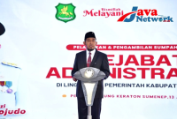 Bupati Sumenep Achmad Fauzi Wongsojudo Lantik 25 Pejabat Administrator, Perkuat Reformasi Birokrasi dan Pelayanan Publik