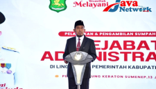 Bupati Sumenep Achmad Fauzi Wongsojudo Lantik 25 Pejabat Administrator, Perkuat Reformasi Birokrasi dan Pelayanan Publik