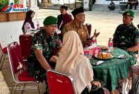 Edukasi Bela Negara Dikemas Menarik, Yonif TP 931/KJ Sambut 124 Siswa Binar Junior High School Lewat Ketahanan Pangan dan Atraksi Prajurit