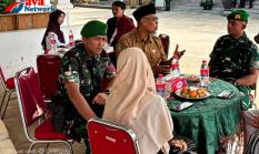 Edukasi Bela Negara Dikemas Menarik, Yonif TP 931/KJ Sambut 124 Siswa Binar Junior High School Lewat Ketahanan Pangan dan Atraksi Prajurit