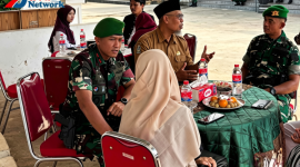 Edukasi Bela Negara Dikemas Menarik, Yonif TP 931/KJ Sambut 124 Siswa Binar Junior High School Lewat Ketahanan Pangan dan Atraksi Prajurit