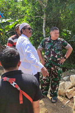 Lewat Program KBSB TNI, Warga Desa Mandala Sumenep Miliki Akses Aman Jembatan Beton