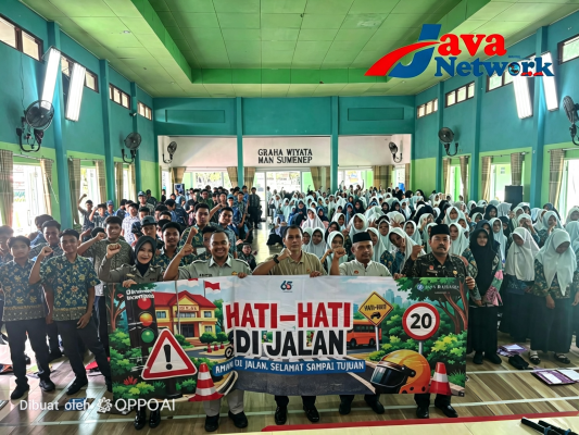 Police Goes to School di MAN Sumenep, Satlantas Polres Sumenep Tanamkan Budaya Tertib Lalu Lintas Sejak Dini