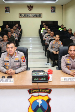 Kapolresta Sumenep Nobar Hoegeng Awards 2026, Perkuat Integritas dan Semangat Pengabdian Polri Presisi