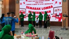 Semarak Lomba Kemerdekaan Persit Yonif TP 931/KJ, Meriahkan HUT ke-81 RI dengan Penuh Keceriaan