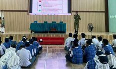 Diklat Paskibra Sumenep Makin Bermakna, Yonif TP 931/KJ Beri Pembekalan Wawasan Kebangsaan
