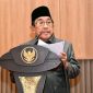 Wakil Bupati Sumenep KH. Imam Hasyim, SH, MH di Acara penandatanganan Nota Kesepakatan Perubahan KUA-PPAS dalam rapat paripurna DPRD Sumenep, Senin (10/8/2026).