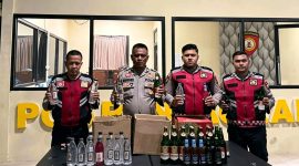 Polresta Sumenep Sita 44 Botol Miras Ilegal