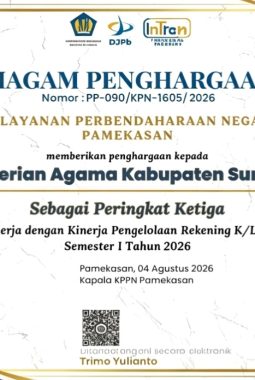 Prestasi Membanggakan, Kemenag Sumenep Raih Peringkat 3 Pengelolaan Rekening K/L Terbaik dan Perkuat Komitmen Menuju Zona Integritas