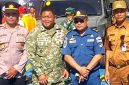 Dandim Sumenep Letkol Inf Citra Persada Didampingi Camat Raas Achmad Fikri, Kapolsek Raas dan Kepala Kesyahbandaran Raas