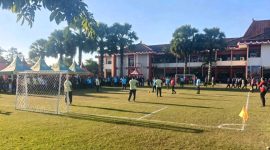 Laga Exibisi Sepak Bola Mini Antara Forkopimda dan BMPD Sumenep, Kamis (13/08/2026)