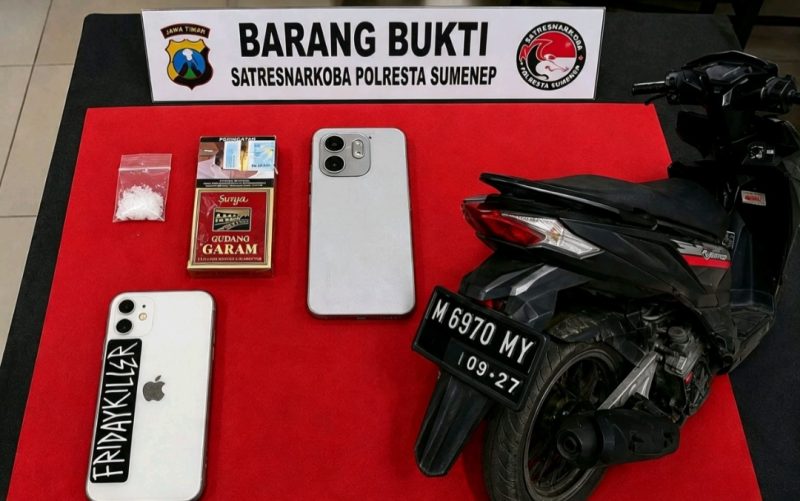 BB Yang Berhasil Diamankan SatresNarkoba Polresta Sumenep 