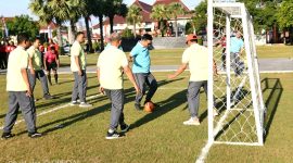 Ritme Laga Sengit Warnai Mini Soccer HUT RI, Forkopimda Sumenep Menang 3-2